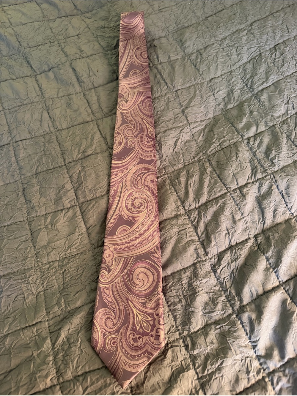 Donald Trump Signature Collection Tie.  Purple Paisley